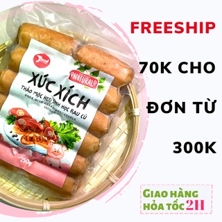 Xúc xích thảo mộc heo sinh học rau củ quả SFOOD-Không mỳ chính-Không chất bảo quản-Giòn,ngọt tự nhiên