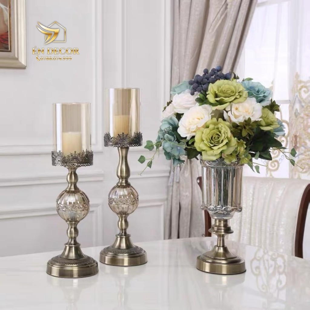 Chân Nến Trang Trí, Chân Nến Decor Trang Trí Nhà Cửa, Én Decor