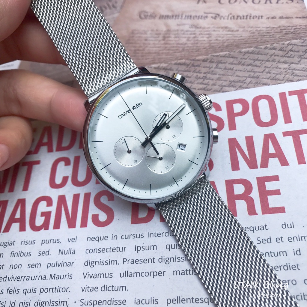 Đồng hồ nam ck cavencley city series six-pin multi-function chronograph 41mm