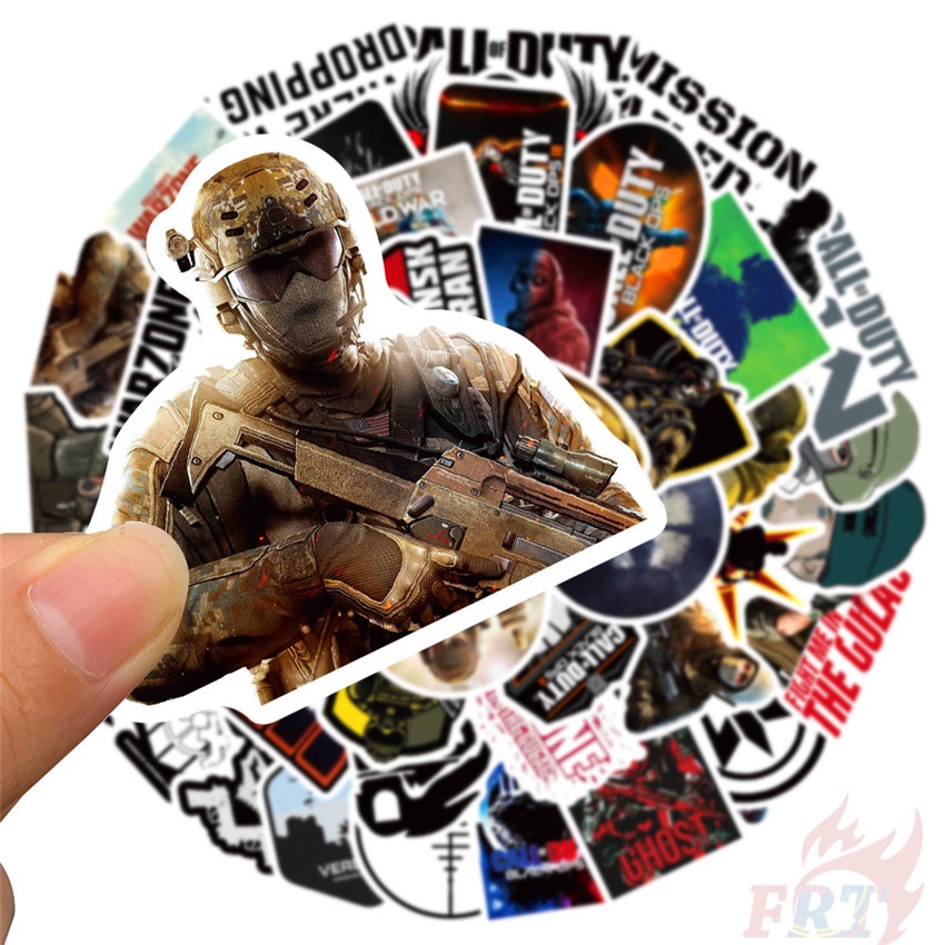Bộ 100 miếng sticker hình game call of duty thời trang chống nước DIY