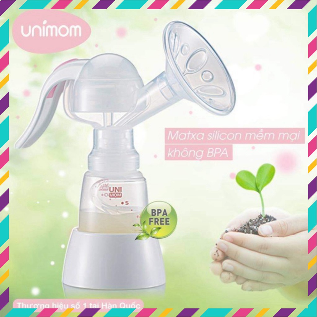 Máy hút sữa bằng tay Mezzo Unimom có matxa silicone / UM871135