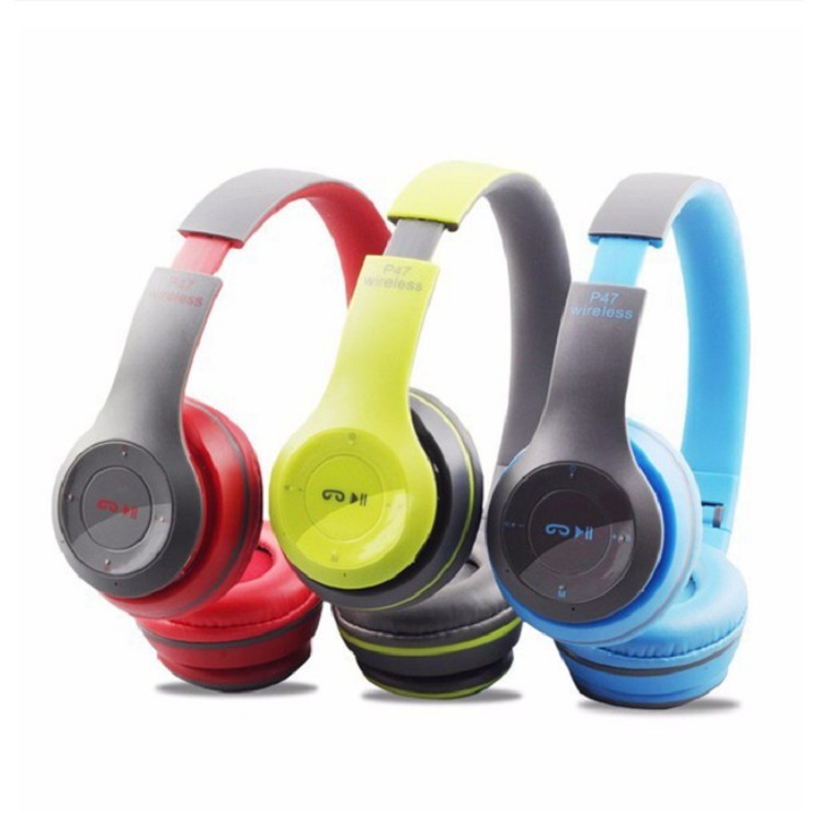 Tai Nghe Bluetooth P47, Có Cắm Thẻ Nhớ Nghe Nhạc Trực Tiếp Âm Thanh Stereo Super Bass Siêu Chất