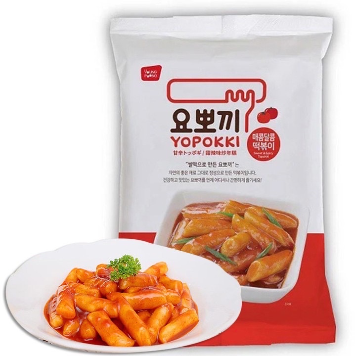 BÁNH GẠO ĂN LIỀN TOKPOKKI YOPOKKI HÀN QUỐC - 240G