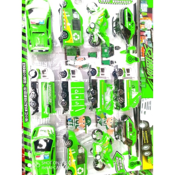 Đồ chơi cho bé_ Bộ sưu tập 12 chiếc Xe giao thông siêu đẹp