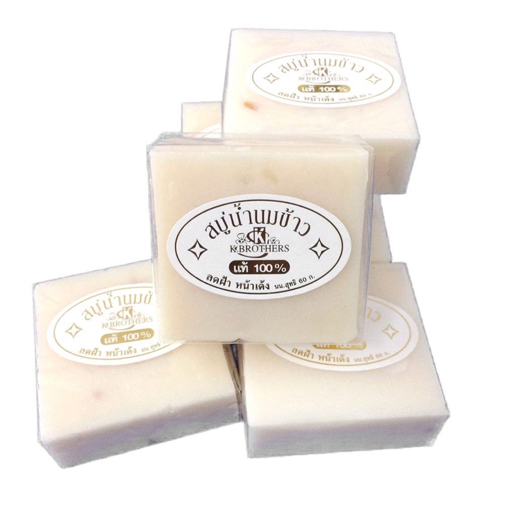 Xà Phòng Cám Gạo [FREESHIP] Xà Phòng Trắng Da Thái Lan Jam Rice Milk Soap (Date: 24 tháng)