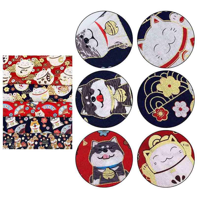 Set 5 Miếng Vải Cotton Làm Đồ Thủ Công