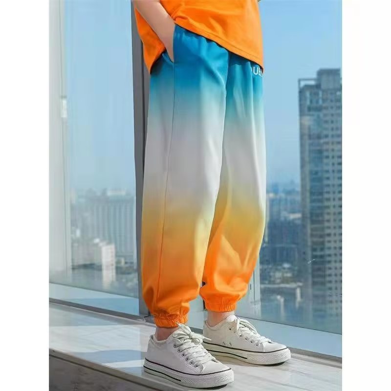 Quần Thể Thao Màu Gradient Thời Trang Cho Bé Trai 3-15 Tuổi