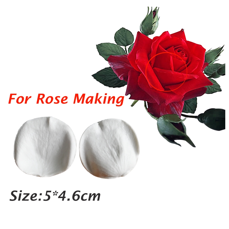 Khuôn Silicone Làm Bánh Hình Hoa Hồng
