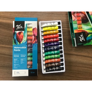 set màu nước mont marte tuýp 12ml