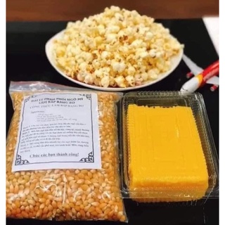Sét bắp rang bơ gồm bắp và bơ ạ