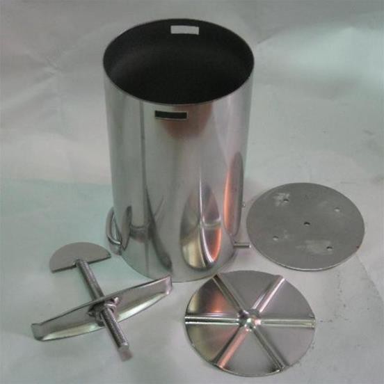 Khuôn làm giò inox 1kg tròn,khuôn giò hoa 1kg