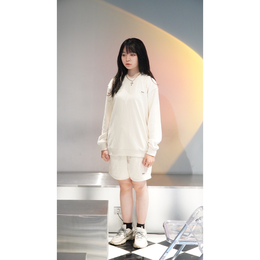 Áo Sweater Morpheus Basic Màu Kem