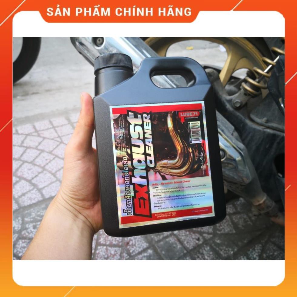 [NHẬP KHẨU THÁI LAN] [CAO CẤP] Dung Dịch Tẩy Rữa Vệ Sinh Cổ Pô EXHAUST CLEANER 1 Lít Lube71 Thailand