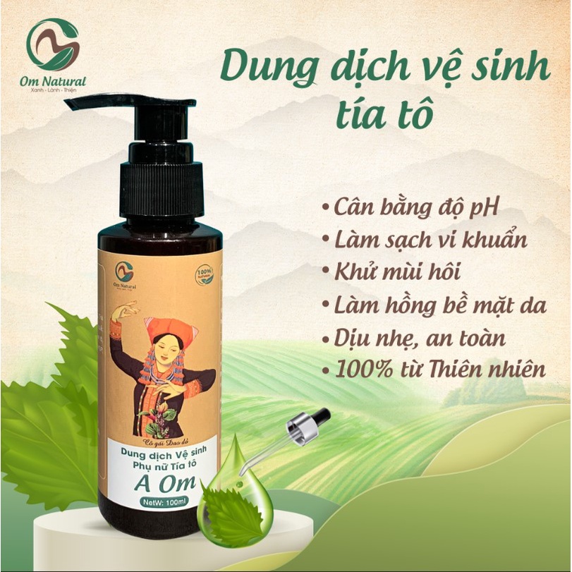 Dung Dịch Vệ Sinh Phụ Nữ Tía Tô A Om 100ml