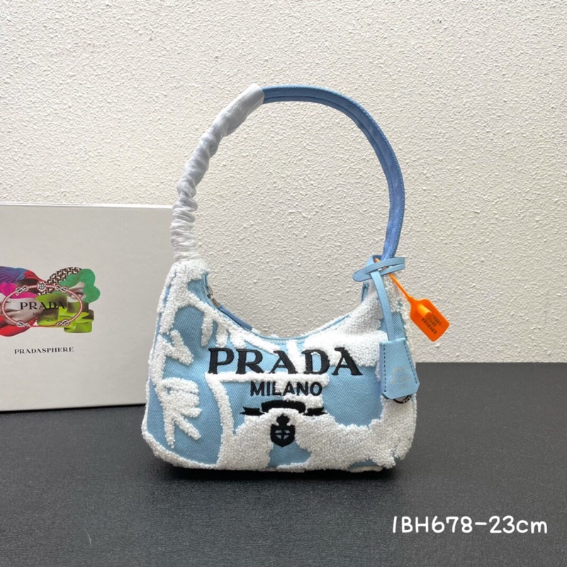Túi đeo vai Prada Hobo Re-Edition cao cấp thiết kế phong cách mới cho nữ
