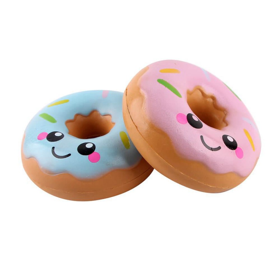 Bán 1 đồ chơi Squishy hình bánh Donut đáng yêu squishy Siêu rẻ