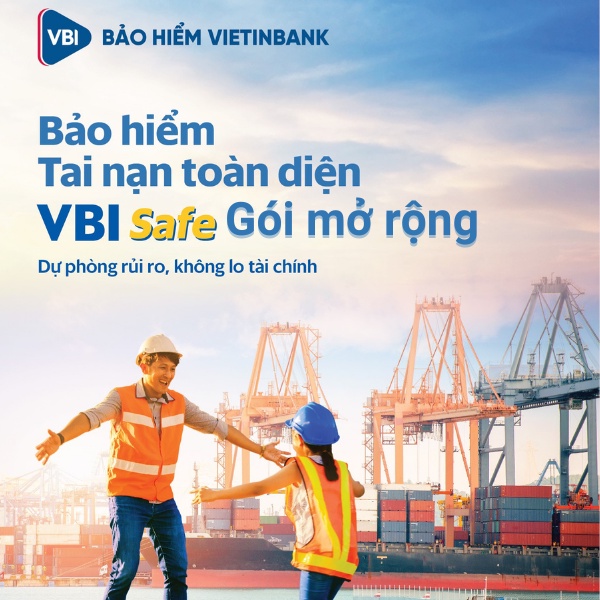 TOÀN QUỐC [E-Voucher] Bảo hiểm TAI NẠN TOÀN DIỆN - Gói mở rộng - VBI Safe - VIETINBANK