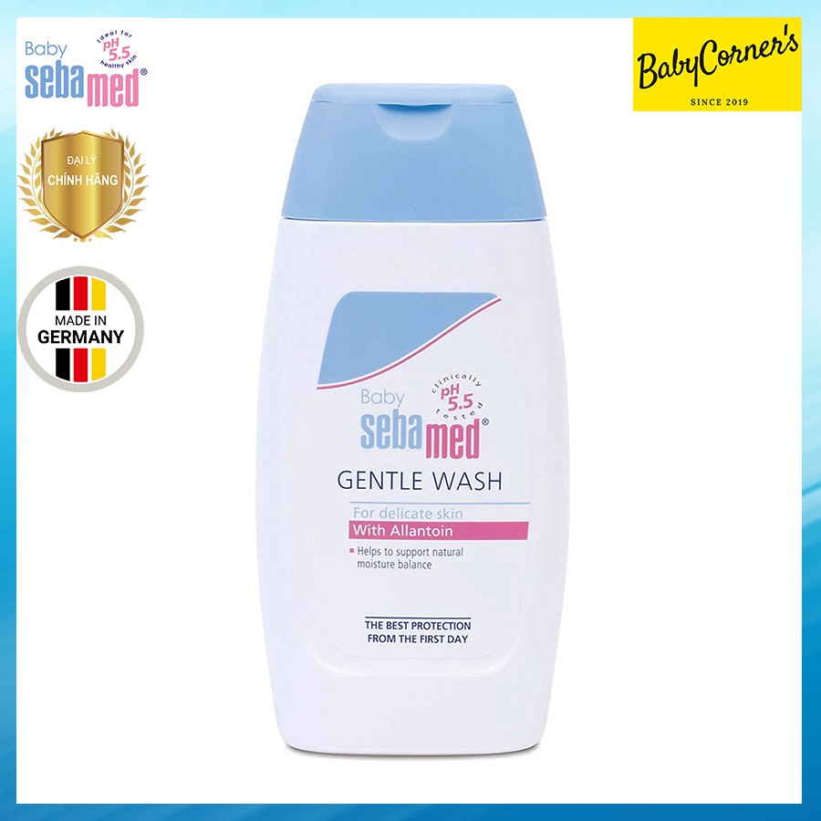 Sữa Tắm Gội Toàn Thân Sebamed Gentle Wash pH 5.5 Cho Bé 200ml