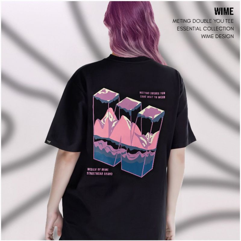 Áo Thun Melting by WIME Unisex Nam nữ Form rộng in Local brand