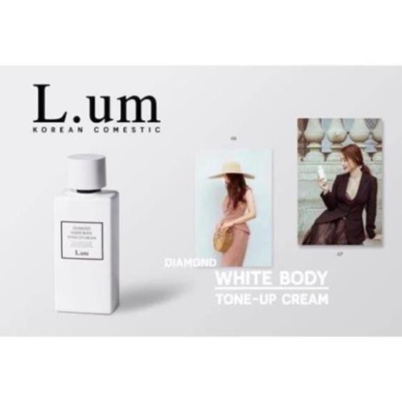 Kem dưỡng thể trắng da LUM Diamond White Body Tone-up Cream L.U.M Kem dưỡng thể trắng da LUM Diamond White Body Tone-up