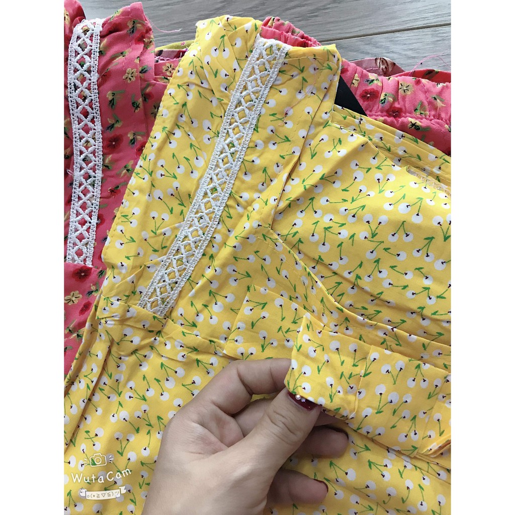 Bộ lanh nơ cánh tiên sát nách SLA0519