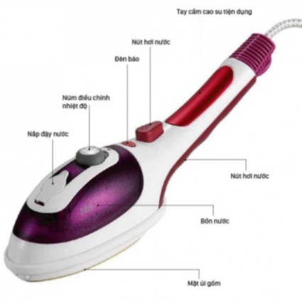 Bàn Ủi Hơi Nước Đứng Cầm Tay Steam Brush Chính Hãng