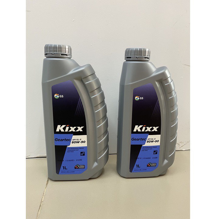 Dầu Nhớt Hộp Số Và Cầu Xe KIXX Geartec 80W-90 GL-5 | Hàng Chính Hãng