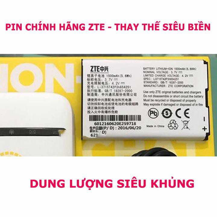 VUA PIN ZỜI HÀNG CHÍNH HÃNG PIN ZỜI ZTE MF65 MF65+ VODAFONE HÀNG CHÍNH HÃNG