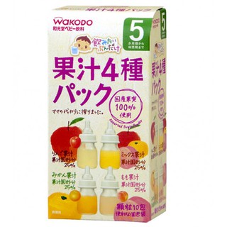 TRÀ HOA QUẢ TỔNG HỢP WAKODO CHO BÉ - Nội địa Nhật Bản