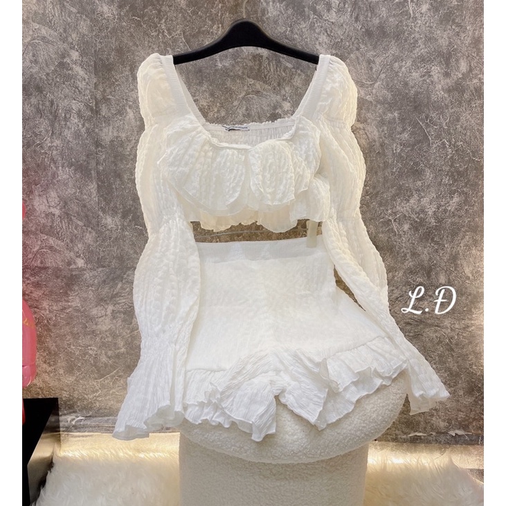 Set xốp bèo babydoll xinh lắm
