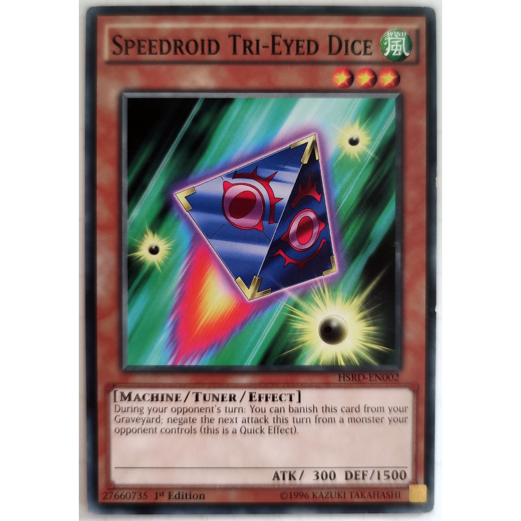 [Thẻ Yugioh] Speedroid Tri-Eyed Dice |EN| Common (ARC-V)