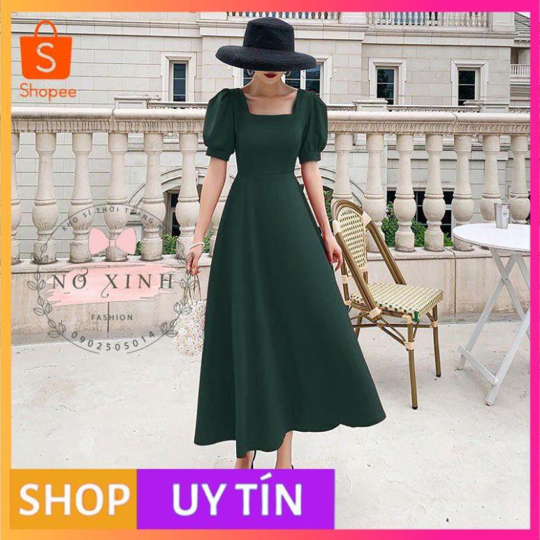 [VNXK] - Váy Maxi Tay Phồng Cao Cấp Có Size M-L-XL - [PONY_HOUSE]