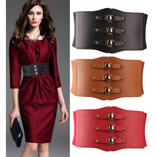 Thắt lưng dây nịt bản rộng ôm trọn vòng eo