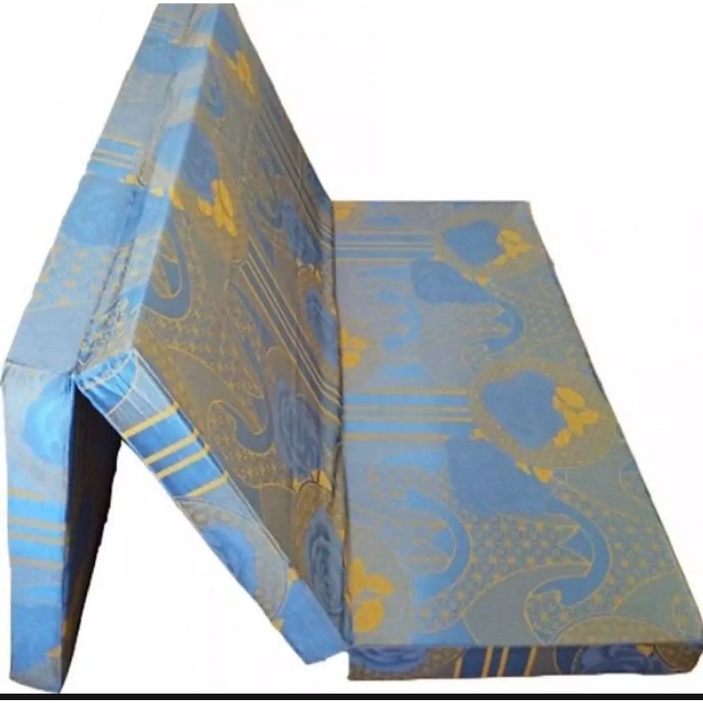 Nệm PE Hàn Quốc cao cấp gấp 3 ( 1m4 x 2m x 3cm) tặng 1 cặp áo gối 40x60cm màu ngẫu nhiên