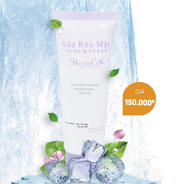 SỮA RỬA MẶT PURE & CLEAN HUYỀN CÒ