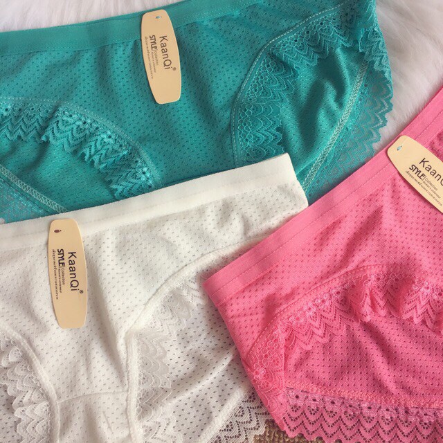 Combo 10 Quần lót thông hơi VIỀN REN mẫu mới mùa hè - SCXQL08