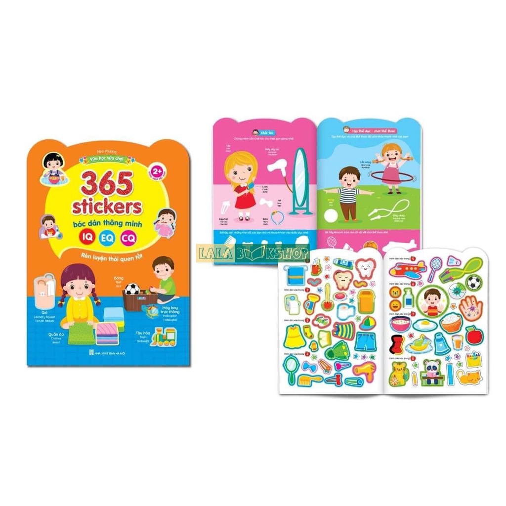 Bộ 6 Cuốn Bóc Dán Thông Minh 365 Stickers - Khám Phá Thế Giới