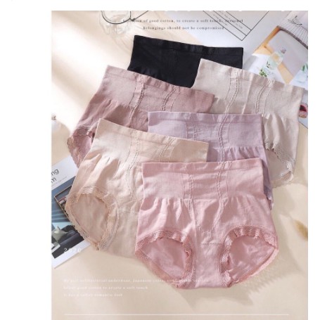Quần lót cotton CẠP CAO - GEN BỤNG - NÂNG MÔNG -THON GỌN