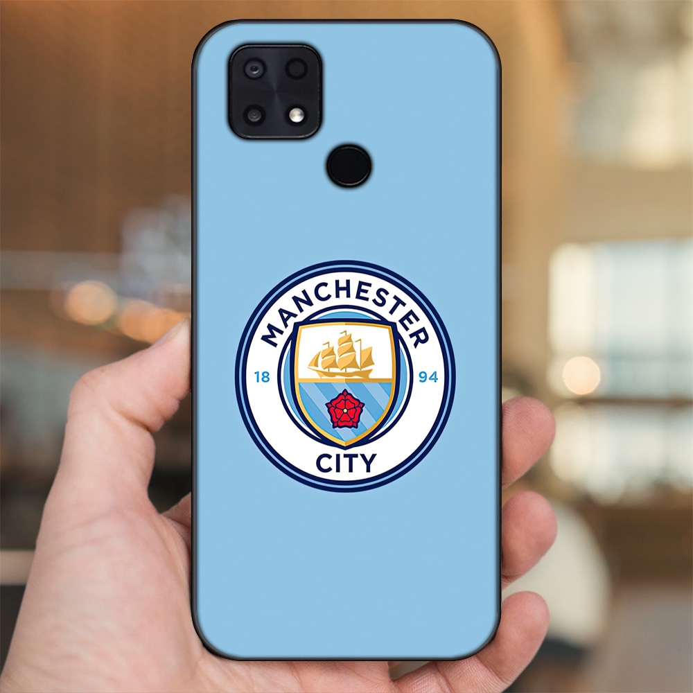 Ốp lưng Xiaomi Poco C40 viền đen in hình Manchester City MC