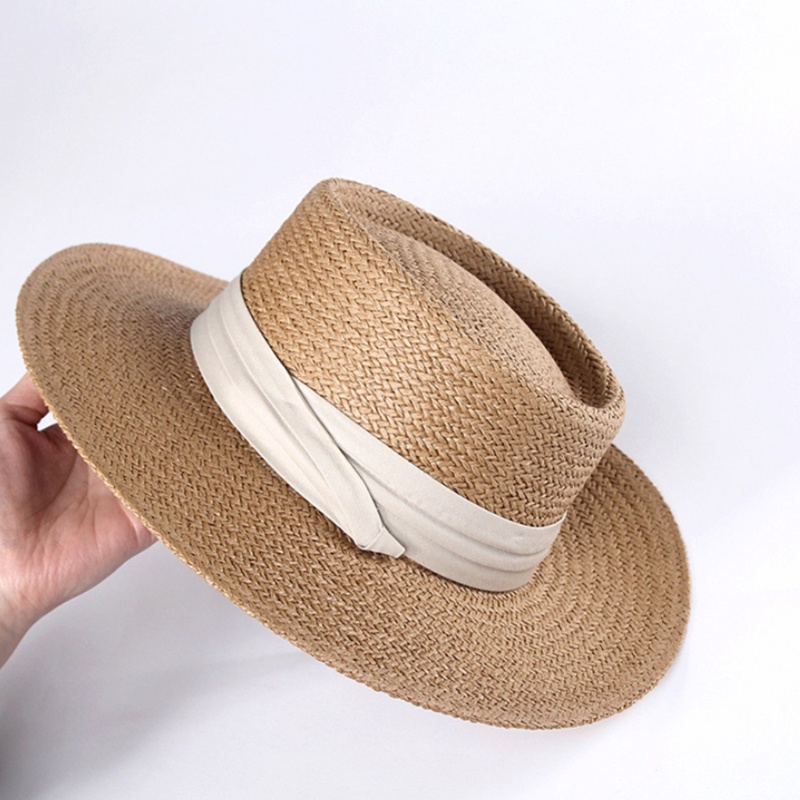 Brroa Mũ Cói Rộng Vành Chống Nắng Mùa Hè Có Dây Đeo Có Thể Điều Chỉnh Cho Nữ