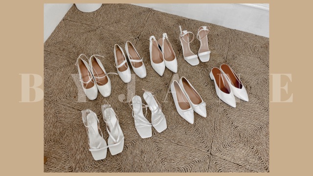 Sandal Kara gót vuông 5P - shoes By Jane