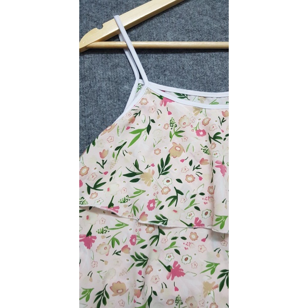 Đồ Bộ Nữ 2 dây , Đồ Lụa Mặc Nhà 3 Tầng , Set Bộ Sọc Chất Cao Cấp Họa Tiết Hoa Nhí Mềm Mịn, Xinh Xắn. | BigBuy360 - bigbuy360.vn