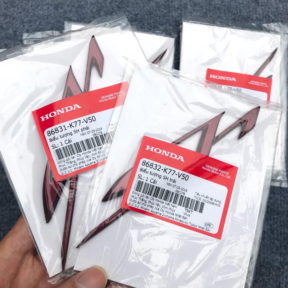 Tem Chữ SH Việt 2017 - 2019 Chữ Đỏ Chính Hãng Honda