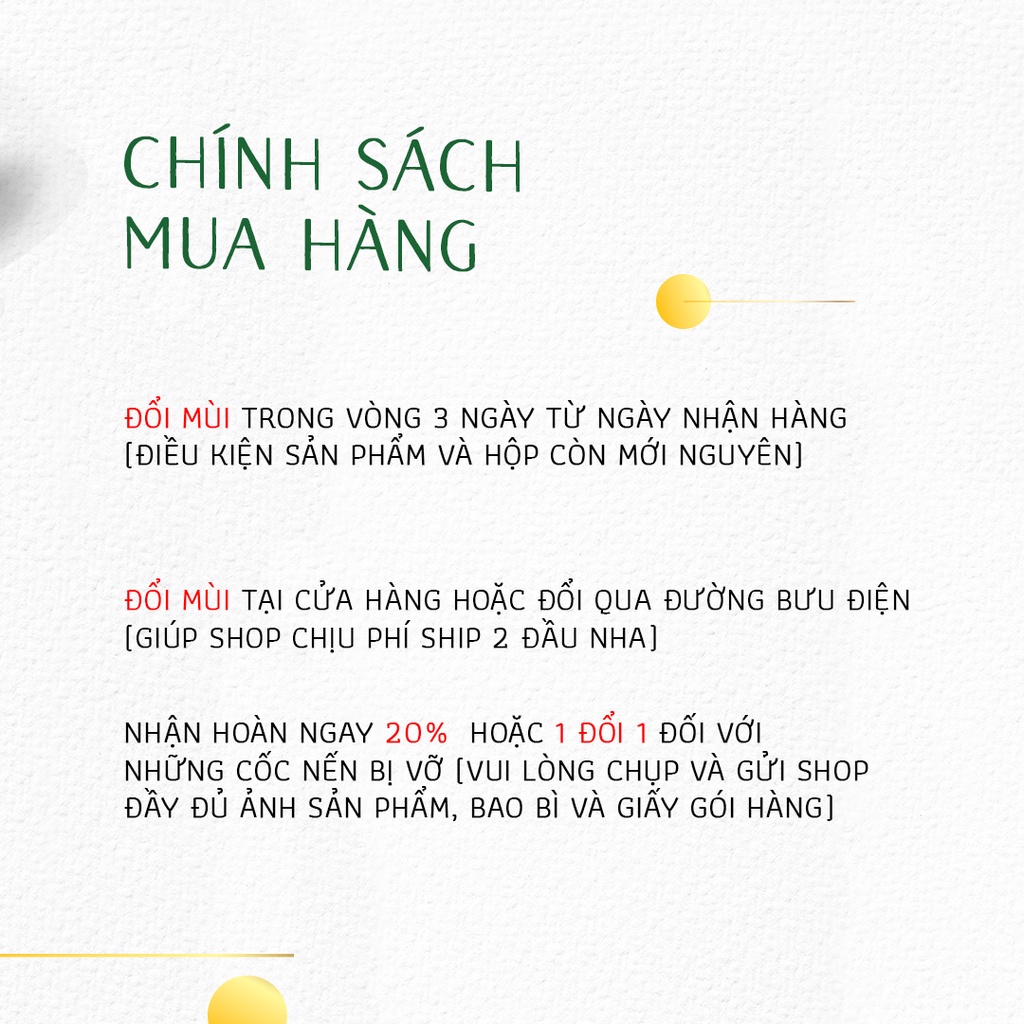 [11 mùi - 2 size] Nến thơm cao cấp - tinh dầu nước hoa sang trọng xuất khẩu Aurae, dùng trang trí nhà cửa và quà tặng