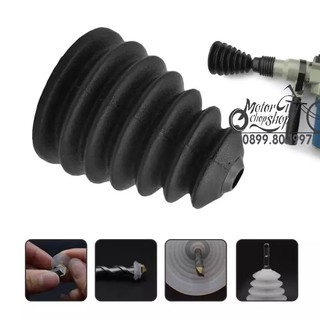 Dụng cụ chắn bụi máy khoan bê tông màu đen tiện dụng