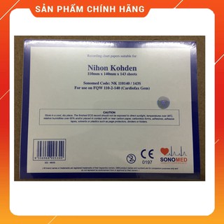 Giấy điện tim 6 cần nihon kohden fqw 110x140x143sheet