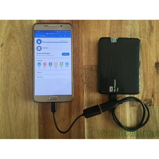 Bộ 2 sợi dây cáp OTG đầu dẹt (Đen - Xanh - Hồng - Trắng - Giao màu ngẫu nhiên)