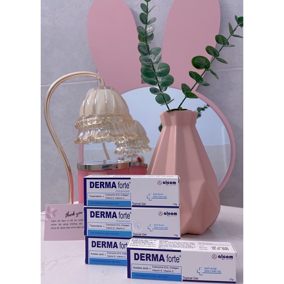 gel giảm mụn mờ thâm derma forte