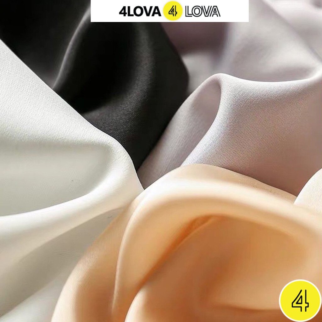 Áo 2 dây trơn vải lụa satin 4LOVA thiết kế đan lưng sexy, sang chảnh | BigBuy360 - bigbuy360.vn