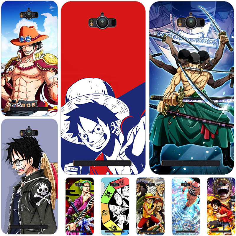 Ốp điện thoại mềm thời trang hình hoạt hình Luffy Roronoa Zoro One Piece cho ASUS Zenfone Max ZC550KL Z010D 5 5"